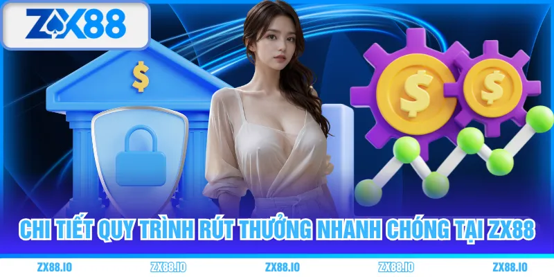 Chi tiết quy trình rút thưởng nhanh chóng tại ZX88